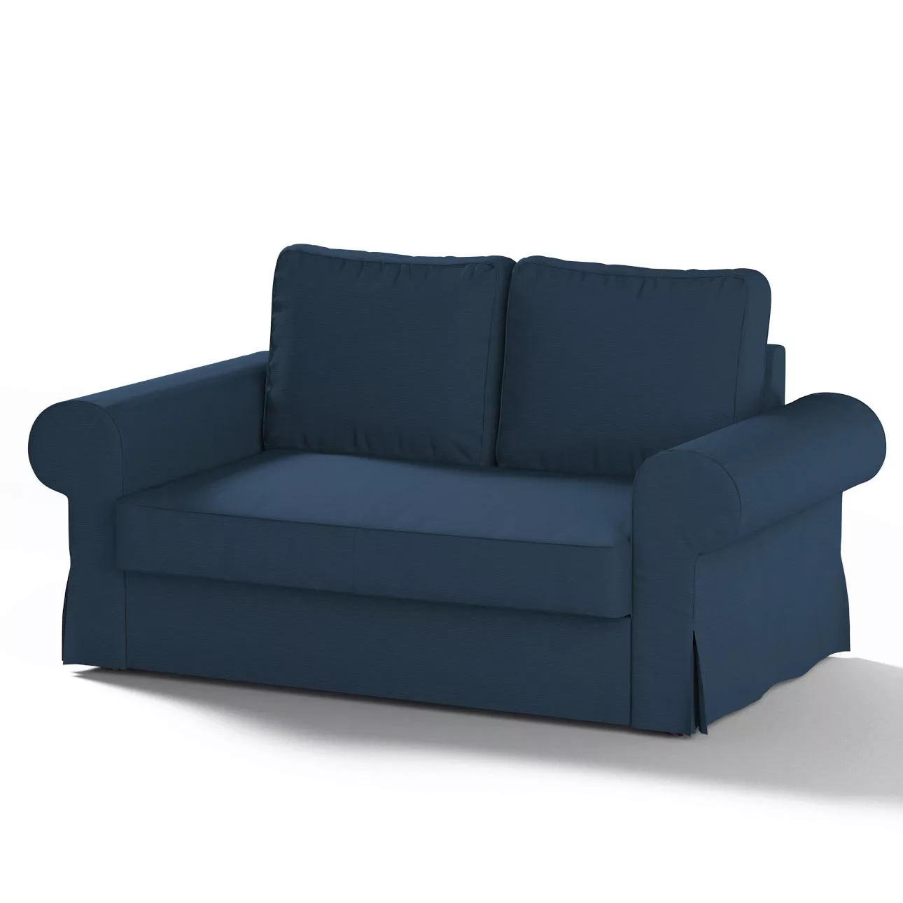 Bezug für Backabro 2-Sitzer Sofa ausklappbar, marinenblau , Bezug für Backa günstig online kaufen