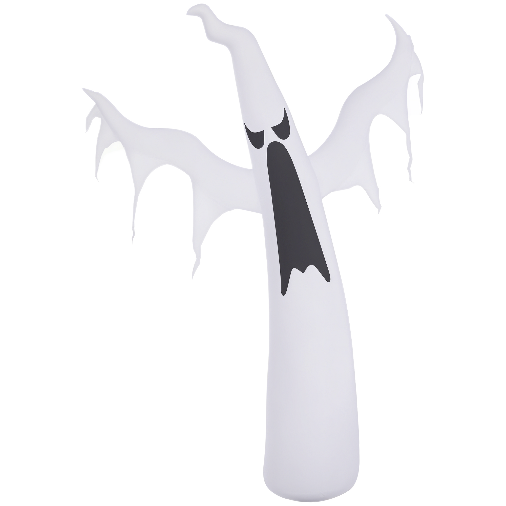 HOMCOM Selbstaufblasendes Halloween Gespenst mit LED Beleuchtung, weiße Spu günstig online kaufen