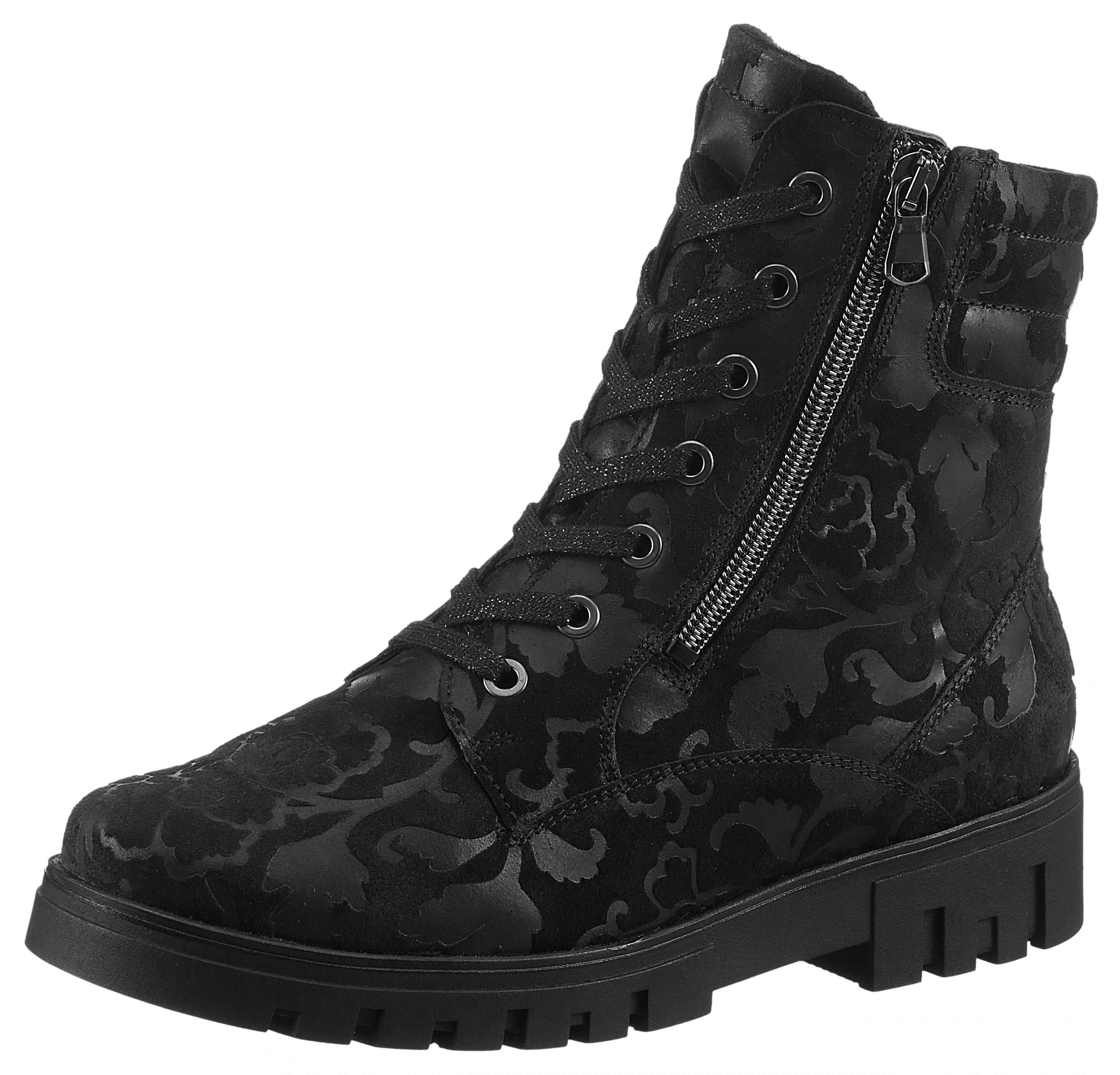 Waldläufer Schnürstiefelette "H-SERENA", Schnürboots, Profilsohle, Blockabs günstig online kaufen