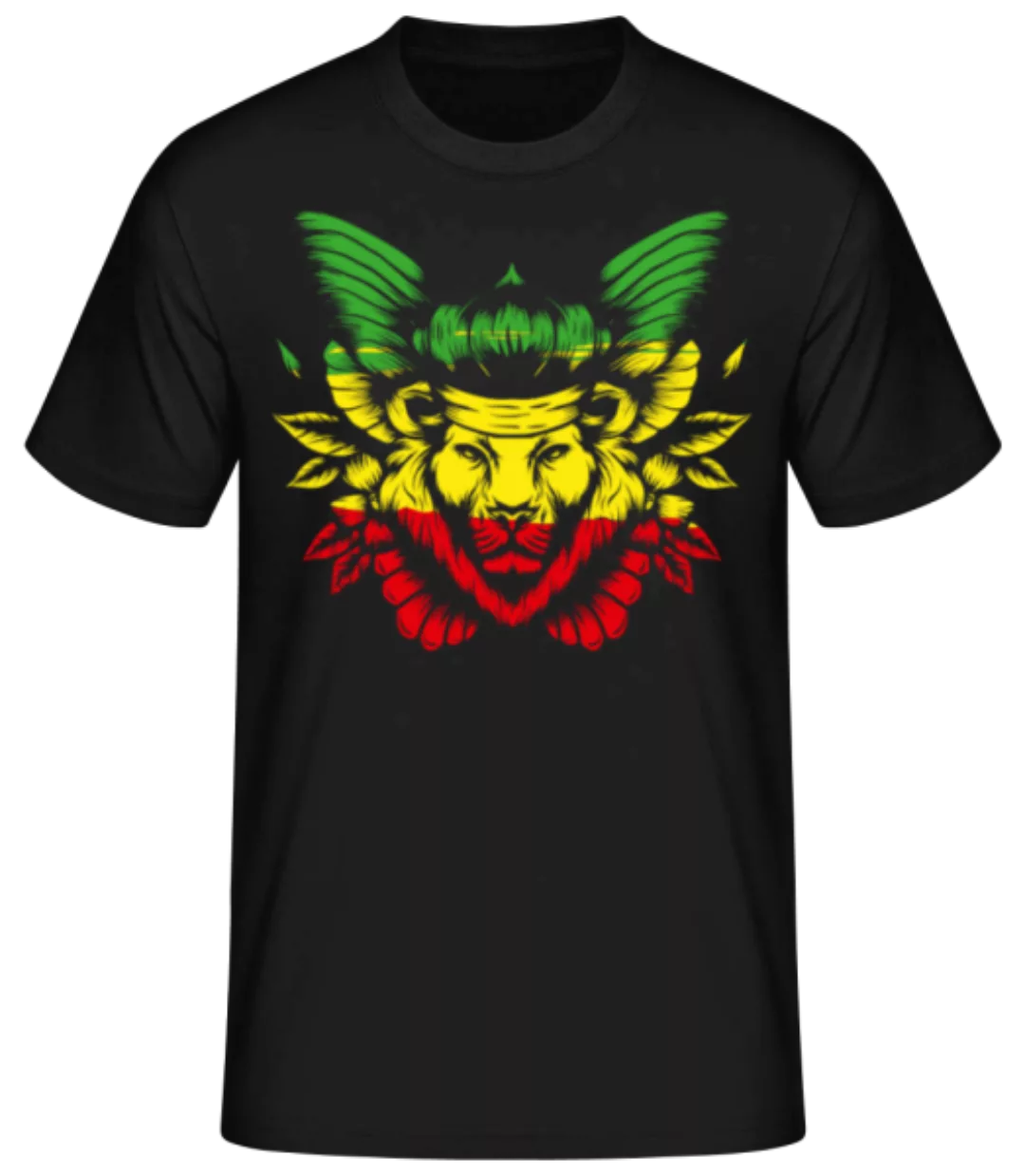 Reggae Löwe · Männer Basic T-Shirt günstig online kaufen