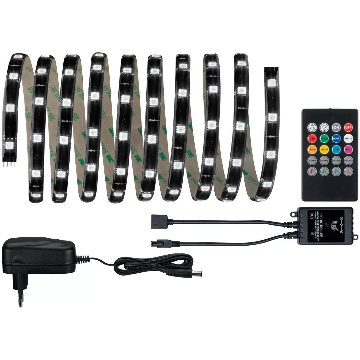 Paulmann YourLED Lights and Sound Komfort-Set RGB für Musikgesteuerten 3 m günstig online kaufen