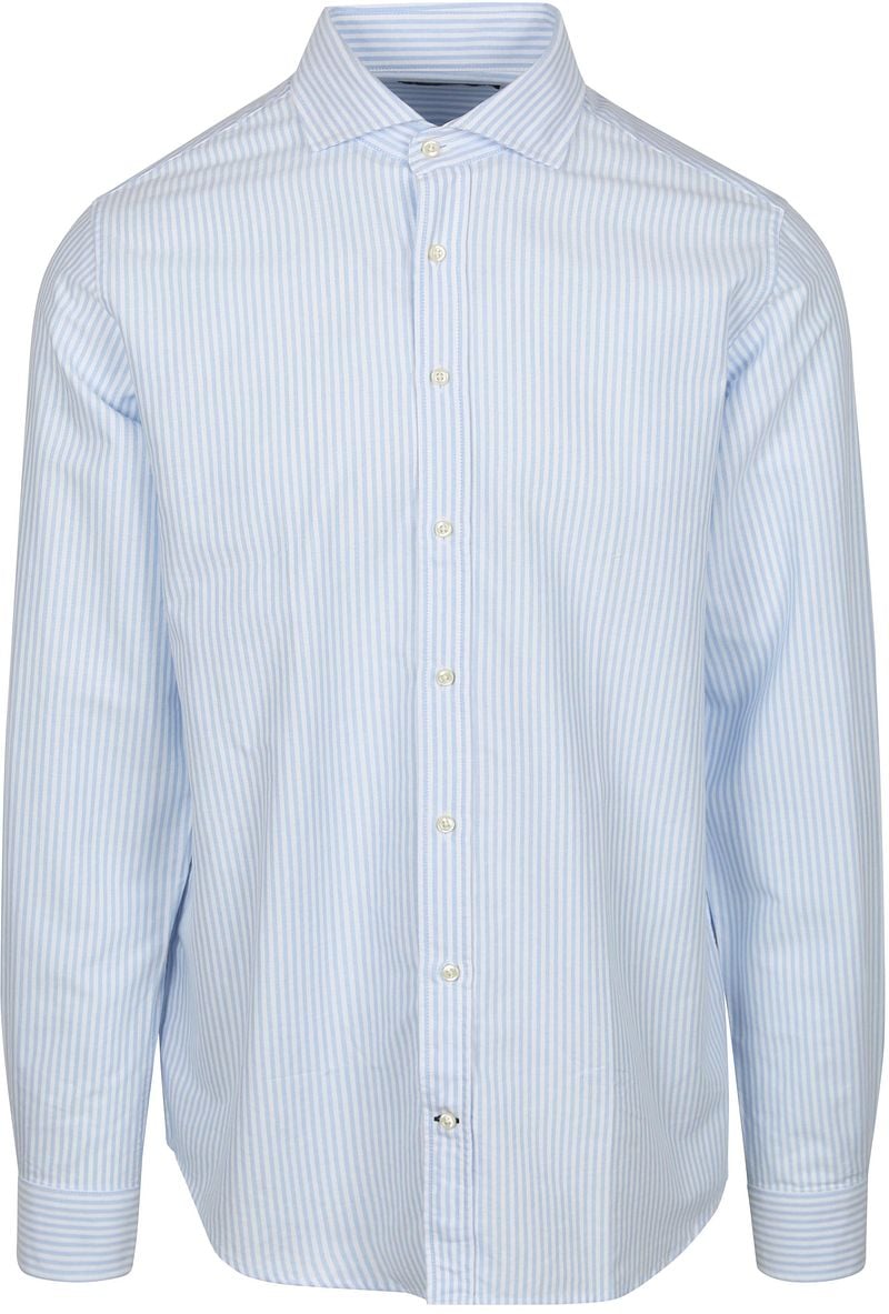 Steppin' Out Hemd Oxford Streifen Hellblau   - Größe XXL günstig online kaufen