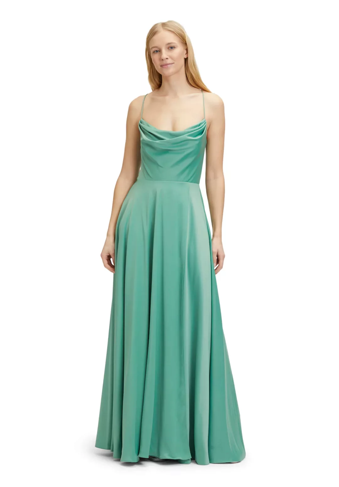 Vera Mont Abendkleid "Vera Mont Abendkleid mit Wasserfallausschnitt", Stoff günstig online kaufen