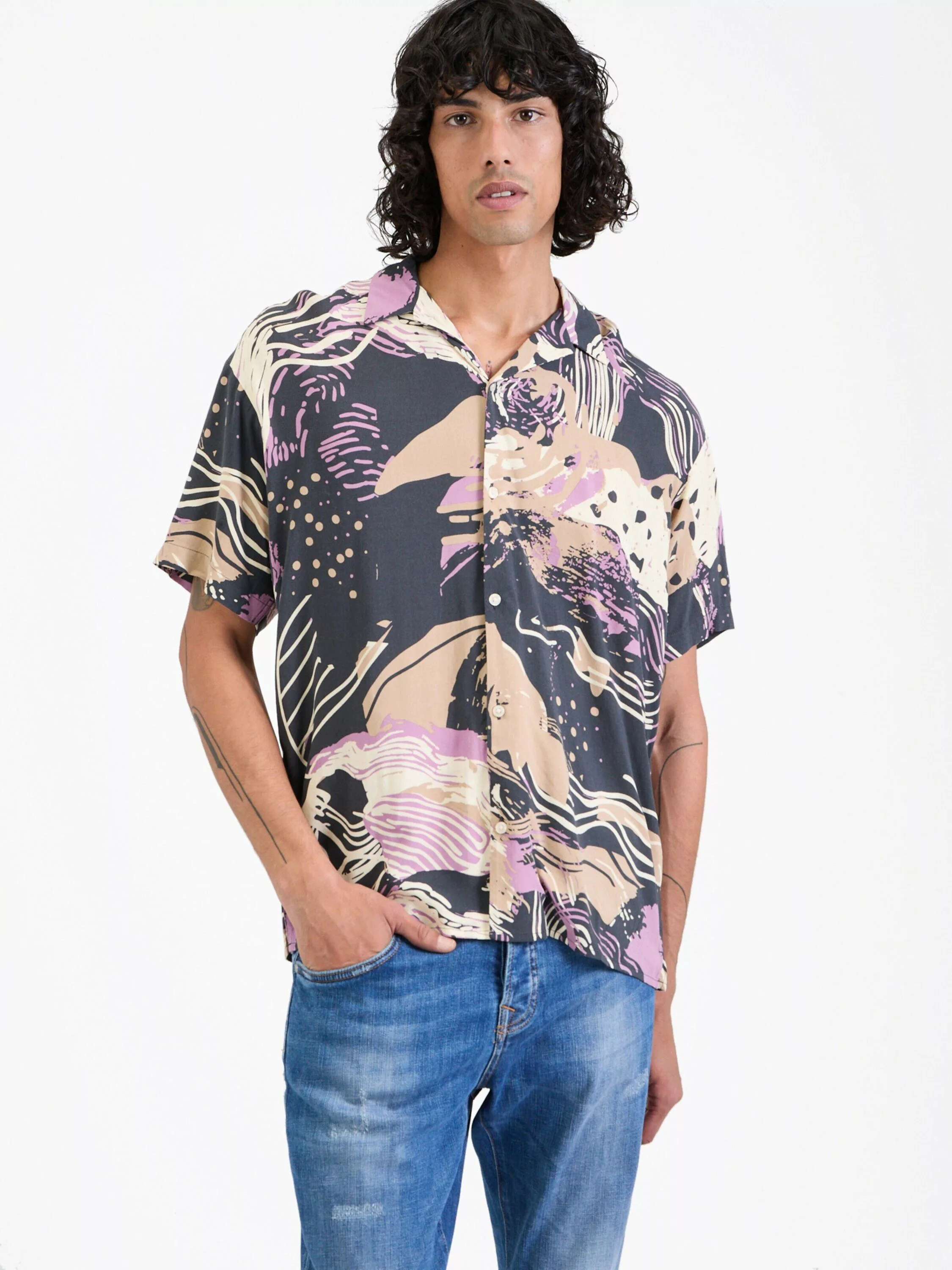 Jack & Jones Kurzarmhemd JORJEFF GALLERY günstig online kaufen